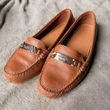 Coach pebble loafers tan - Gem