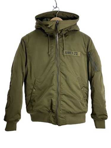 Avirex flight jacket/m/polyester/khk/plain - Gem