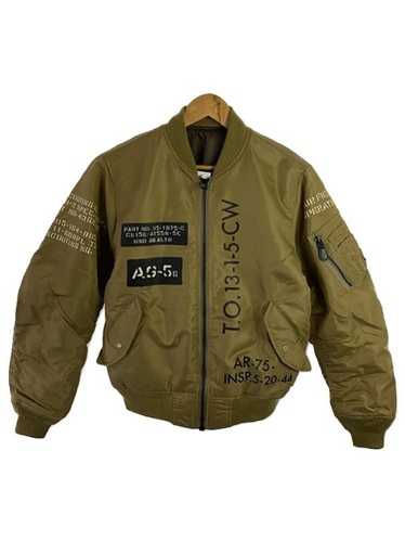 希少 80s AVIREX reversible MA-1 Jacket Vintage 80s Avirex Dragon Korean War MA-1 Olive Bomber