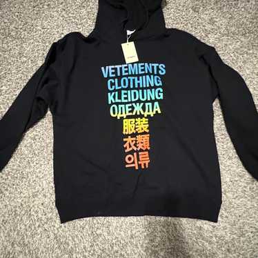 Vetements hoodie s - Gem