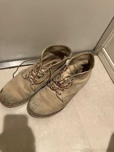 REDWING レッドウイング8167 8E 26cm ベージュ　ブーツ 廃盤 REDWING - 廃盤レッドウィング8168ペコスベージュスエード羽タグ