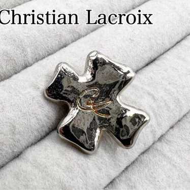 Christian Lacroix 十字架ヴィンテージブローチ　ゴールド Christian Lacroix 十字架ヴィンテージブローチゴールド