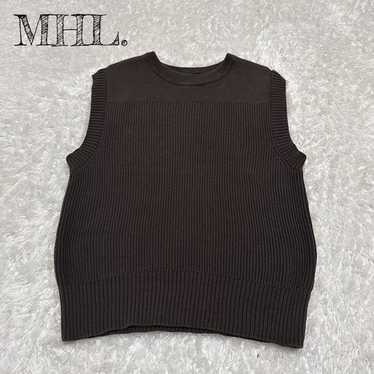 トップス MARGARET HOWELL / knit vest sweater M MARGARET HOWELL CROSS OVER V-NECK SLIPOVER – PLAIN GOODS
