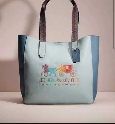 Coach ◆ 【限定】25099 Grove Medium Tote COACH 25099 Grove Medium Tote Marine NWT | eBay