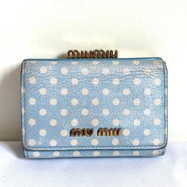 Miu Miu｜HALF-LENGTH WALLETS (5ML024 AFPP F0NBL) Miu Miu｜HALF-LENGTH WALLETS (5ML024 AEFX F0316) (MiuMiu