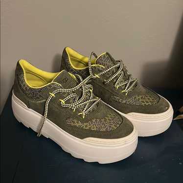 UGG MARIN MEGA LACE 1133970 24.5㎝ UGG アグ スニーカー マリン メガ レース レディース 厚底 MARIN