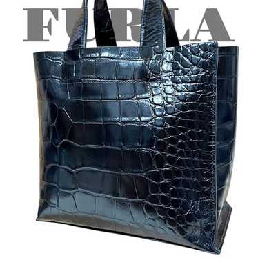Furla tote bag croc - Gem