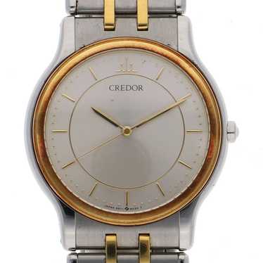 SEIKO CREDOR クォーツ 腕時計 9571-6020 CREDOR SEIKO クレドール セイコー 腕時計 ステンレススチール