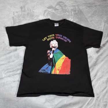 ヴィンテージCyndi Lauper & Cher Tシャツ Cyndi Lauper t-shirt, vintage rare white tee shirt, 1… - Gem