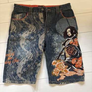 [COMPAGNO]★BERMUDA HALF STAR DENIM PANTS 81nkPP0NDJL._AC_SL1500_.jpg