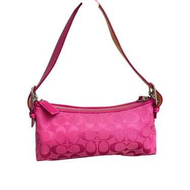 バッグ Vintage Coach Baguette Small Bag Purple 💌SOLD💌 Purple Signature Vntg Coach Baguette 🎀💜 $225 free