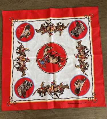 ▪️40’s【COWBOY】 VINTAGE BANDANA Vintage 1940's Double Selvedge Cowboy Bandana – La Lovely