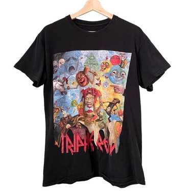 TRIPPIE REDDトリッピーレッドラッパーT黒メンズLサイズ7254 TRIPPIE REDDトリッピーレッドラッパーT黒メンズLサイズ7254