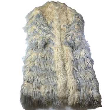 Vintage 1970s Neiman Marcus Ombre Stripe Mongolia… - image 1