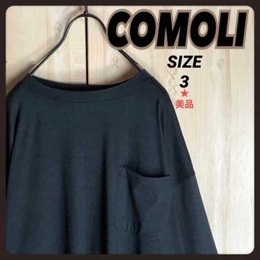 トップス COMOLI COTTON JERSEY LONG SLEEVE T-SHIRT COMOLI COTTON JERSEY LONG SLEEVE T-SHIRT