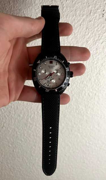 はんぷてぃ　SWISS MILITARY ブラック　ML２４７ Swiss Military Hanowa Black Genuine Leather Men's Watch