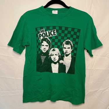 THE POLICE ライブTシャツ Mサイズ オリーブグリーン THE POLICE ライブTシャツ Mサイズ オリーブグリーン ミュージシャン
