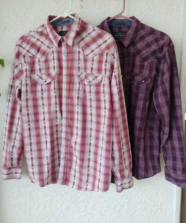 Cody James Lot Of 2 Men's  Pearl Snap  Western Sh… - image 1