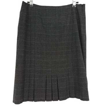 Anne Klein Suit Straight Pencil Skirt Black Gray … - image 1