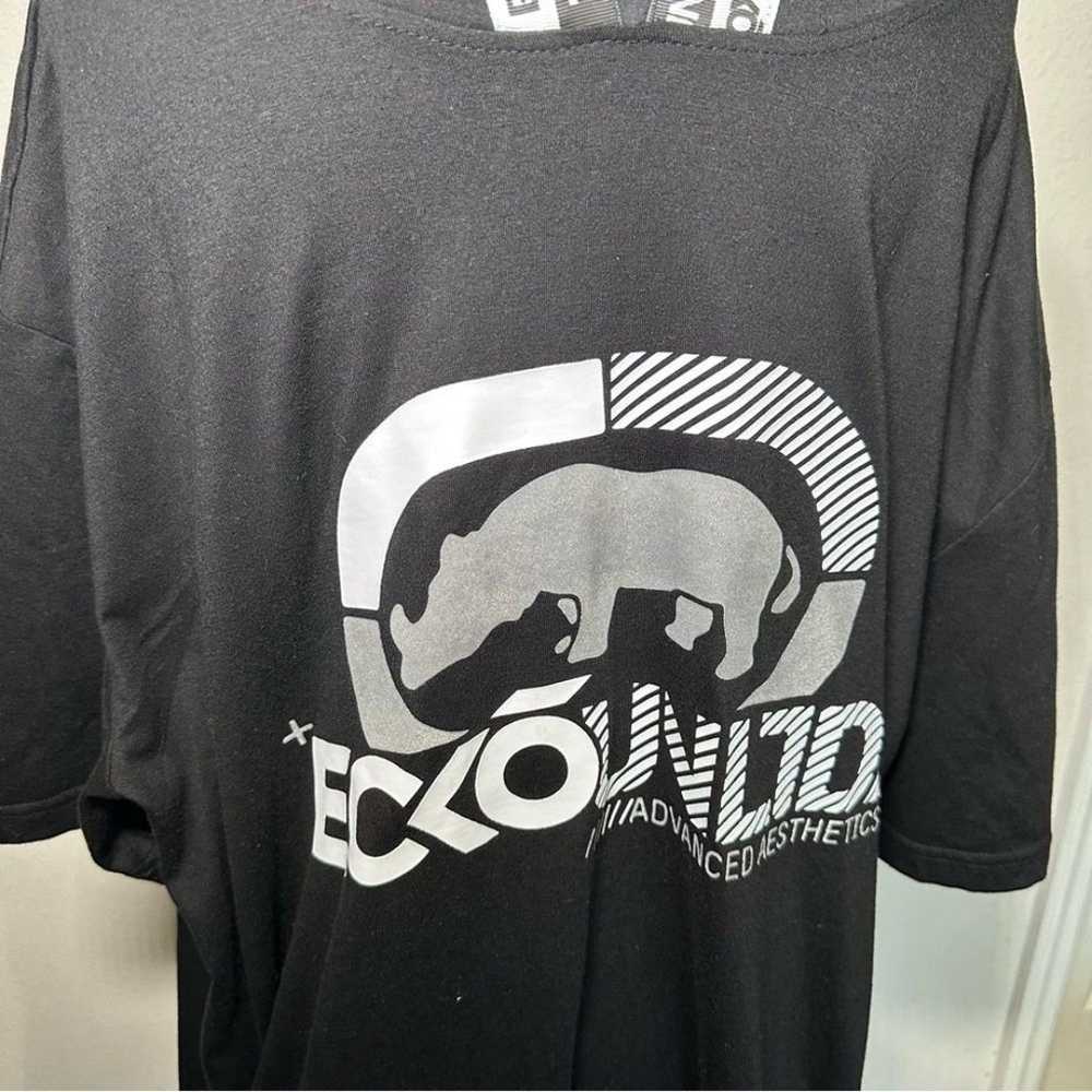 Vintage Y2K Ecko Unltd Black Hoodie with Logo Det… - image 2