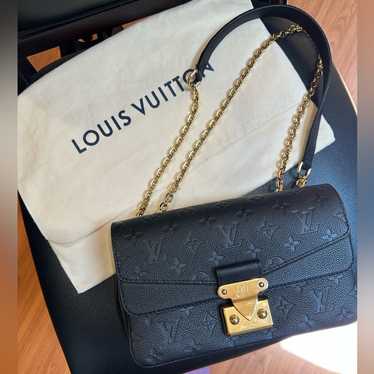 Louis Vuitton Black Marceau Shoulder Bag with Gol… - image 1