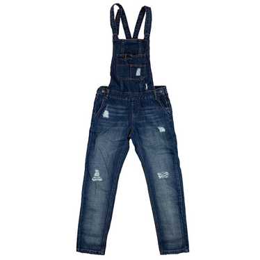 Unbranded Blue Denim Straight Leg Dungarees Size … - image 1