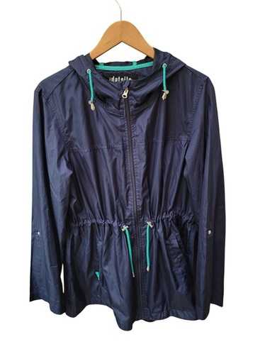 Womens Lightweight Packable Navy Parka With Hood … - image 1