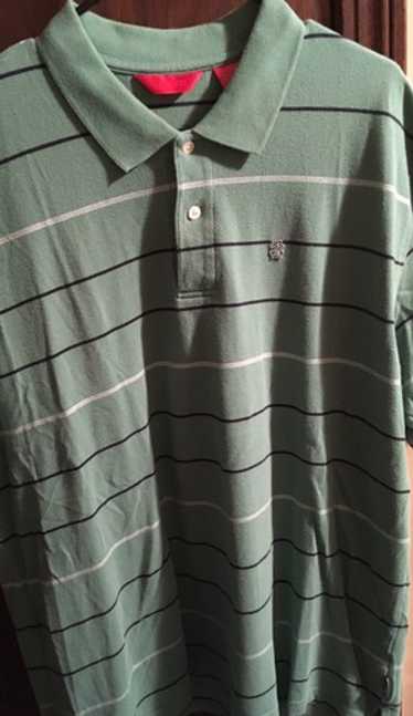 IZOD Red Label Mens XL Short Sleeve Button Polo S… - image 1