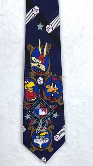 vintage 1993 LOONEY TUNES ALL-STAR GAME TIE baseb… - image 1