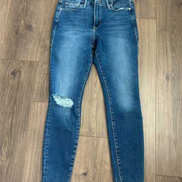 Good American Blue Skinny Jeans Medium Wash - image 1