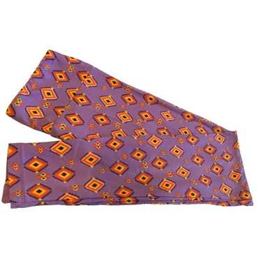 1251 LuLaRoe Leggings Size OS Purple Black Diamon… - image 1