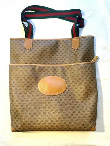 Gucci GG Supreme Canvas/Leather Sheline Old Gucci… - image 1