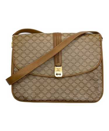 CELINE shoulder bag Purse Macadam Beige Brown Wom… - image 1