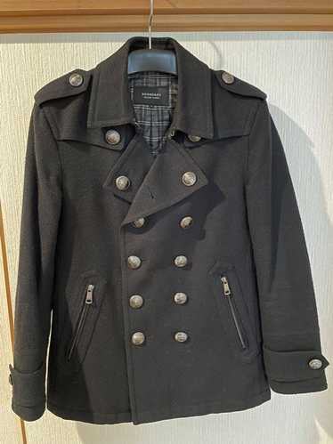 希少✨【バーバリーブルーレーベル】ロゴ メタルボタン ウール ナポレオンコート Burberry black label napoleon - Gem