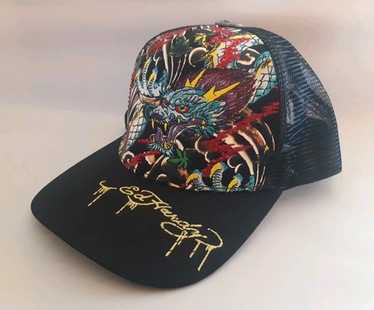 【Ed Hardy】Dragon Trucker Snapback メッシュ スナップバック Ed Hardy Dragon Trucker Hat – DTLR