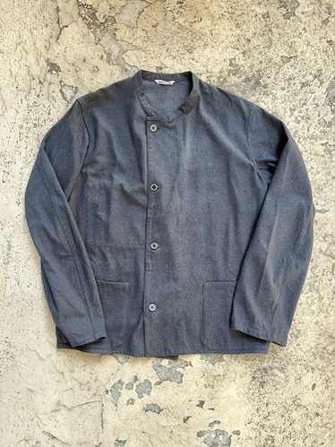 【AURALEE】SILK DENIM NO COLLARED COVERALL AURALEE】SILK DENIM NO COLLARED COVERALL（The Japanese label