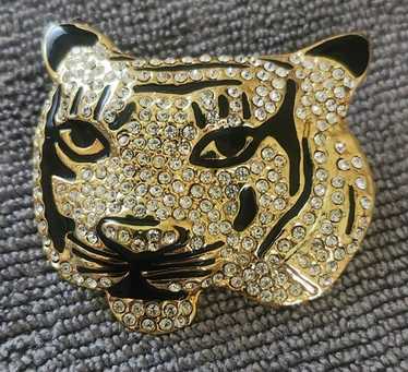 Gucci tiger head brooch - Gem