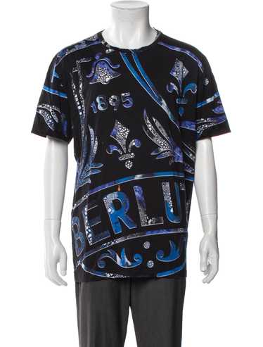 関税・送料込 BERLUTI Blue Sky Logo Printed Tシャツ 関税・送料込 BERLUTI Blue Sky Logo Printed Tシャツ (Berluti