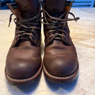 US9D(26.5-27cm)RED WINGエンジニアUSED VINTAGE Size 11 E2 - Vintage Red Wing 1206 Insulated Boots Made In