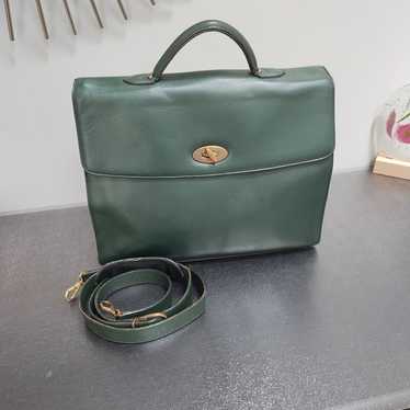 Vintage Coach LITTLETON DRAWSTRING グリーン Old Coach 4144 LITTLETON DRAWSTRING Shoulder Bag Leather