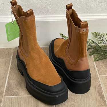 SAM EDELMAN Lulia Lug Sole ブーツ SAM EDELMAN LULIA LUG SOLE BOOT. SIZE 7 Brwn LEATHER. | eBay