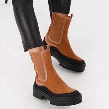 SAM EDELMAN Lulia Lug Sole ブーツ Amazon.com | Sam Edelman Women's Lulia Chelsea Boot Camel