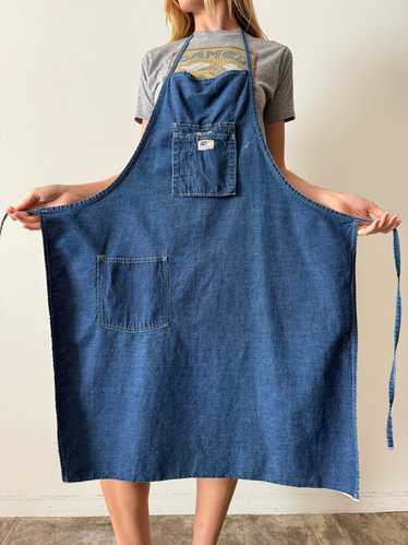 VINTAGE DENIM APRON ① Vintage Graphic California Denim Apron — San Francisco