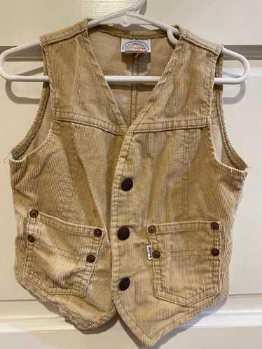 Vintage Levis Corduroy Vest Childrens BabyToddler… - image 1