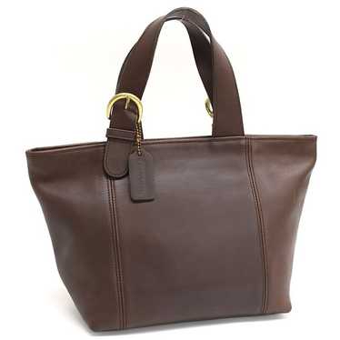 バッグ vintage OLD COACH brown hand bag 4133 Old Coach Tote Bag Handbag 4133 Leather Brown 22x33x13cm pre
