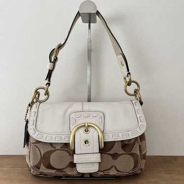 バッグ coach signature Soho one Shoulder bag COACH Originals Signature Jacquard Soho Shoulder Bag - Macy's