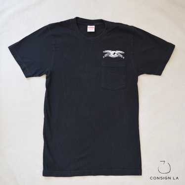【Supreme】ANTIHERO EAGLE POCKET TEE ブラック【se825】 Supreme × anti hero - Gem