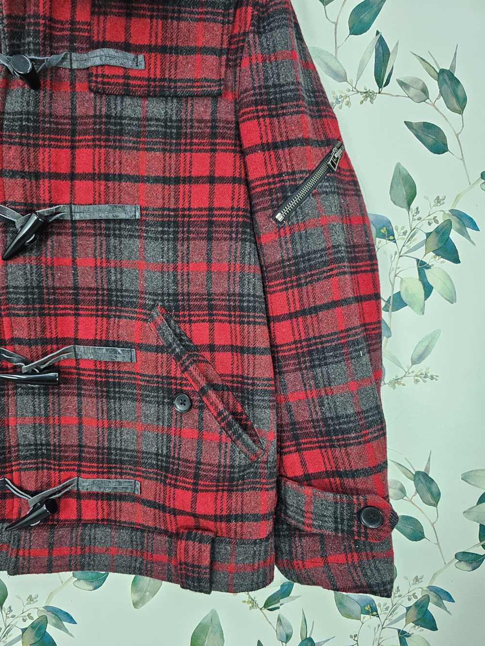 semanticdesign Semantic Design Plaid Checked Wool… - image 3