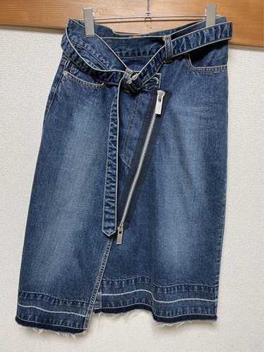 Sacai sacai denim skirt - Gem