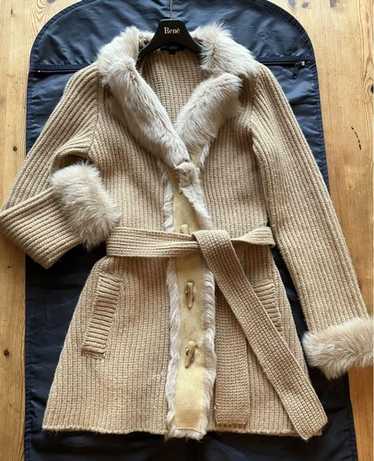 【SPERONE】Double Half Real Mouton Coat Wool Double Clasp Coat – La Garçonne